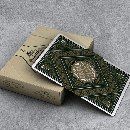 Theos Playing Cards - Green Playing Cards by Parama Playing Cards