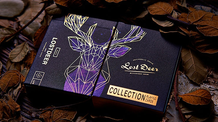 Lost Deer Black Edition Playing Cards by BOCOPO Playing Cards by Bocopo Playing Card Co.