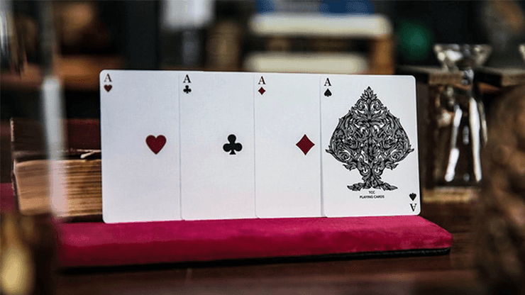 Luxury Sword T Playing Cards - Red Playing Cards by TCC Playing Card Co.