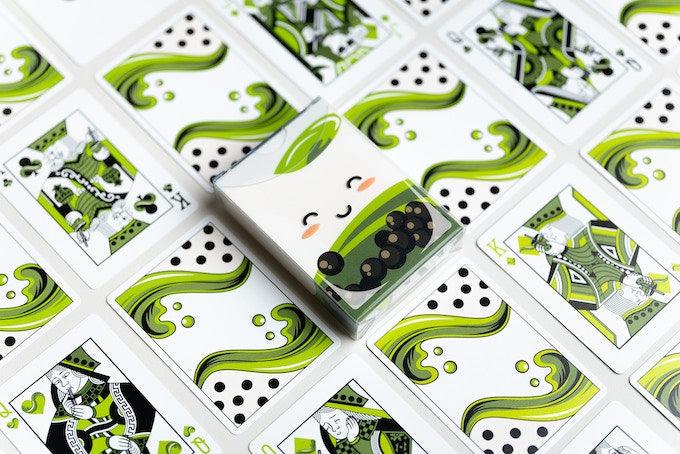 Matcha Boba Playing Cards Playing Cards by BaoBao Restaurant