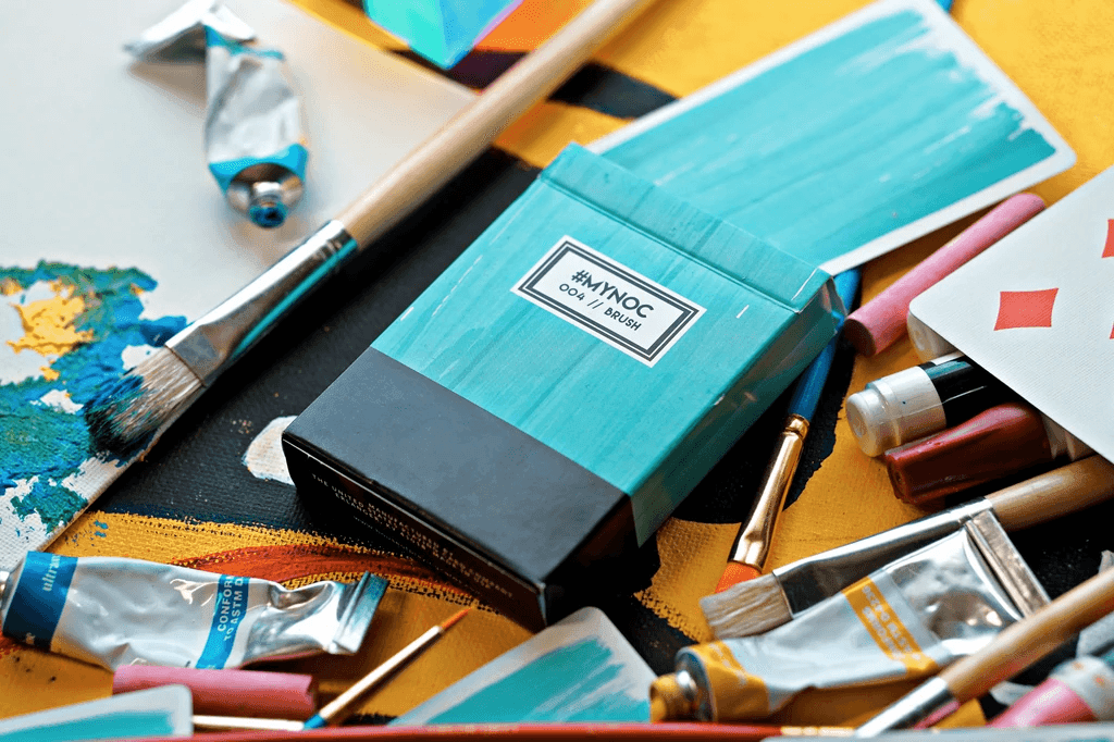 MYNOC Deck 4 - Brush Edition Playing Cards Playing Cards by HOPC