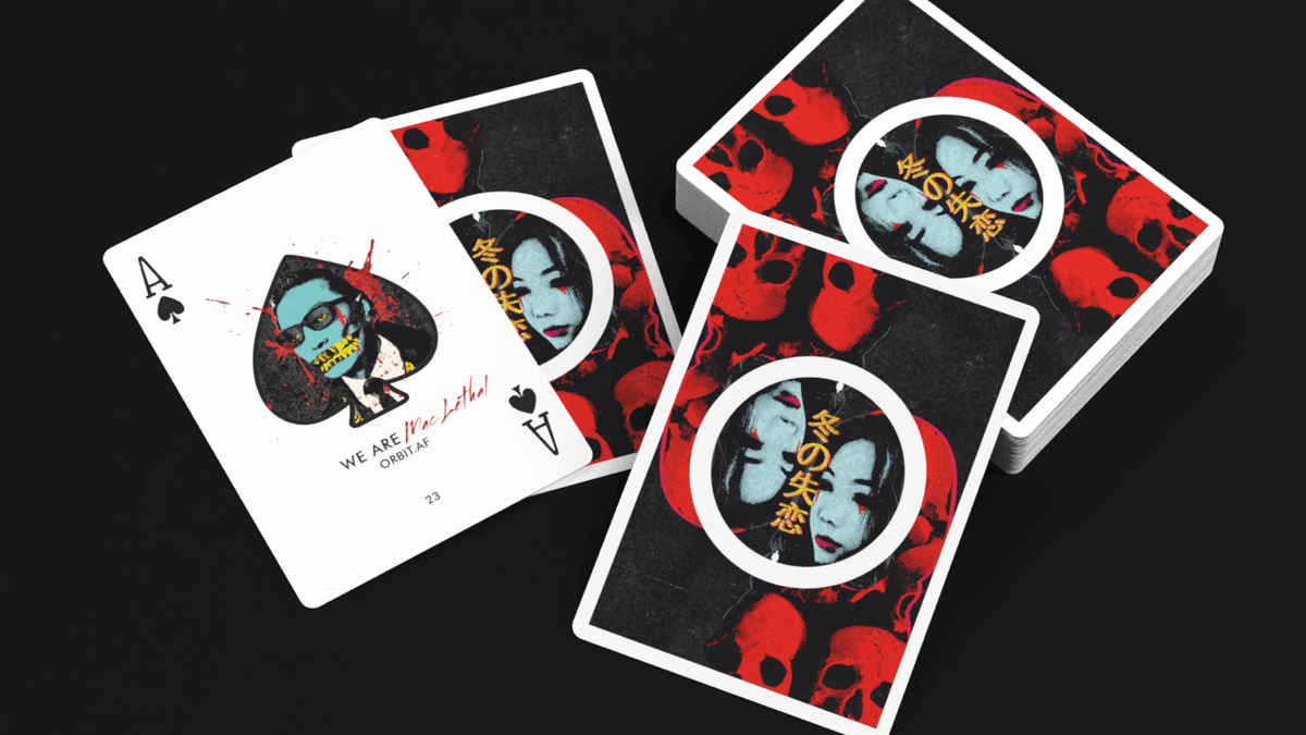 Mac Lethal X Orbit Paying Cards by Orbit AF – Rare Playing Cards Mac Lethal X Orbit Paying Cards by Orbit AF – Rare Playing Cards
