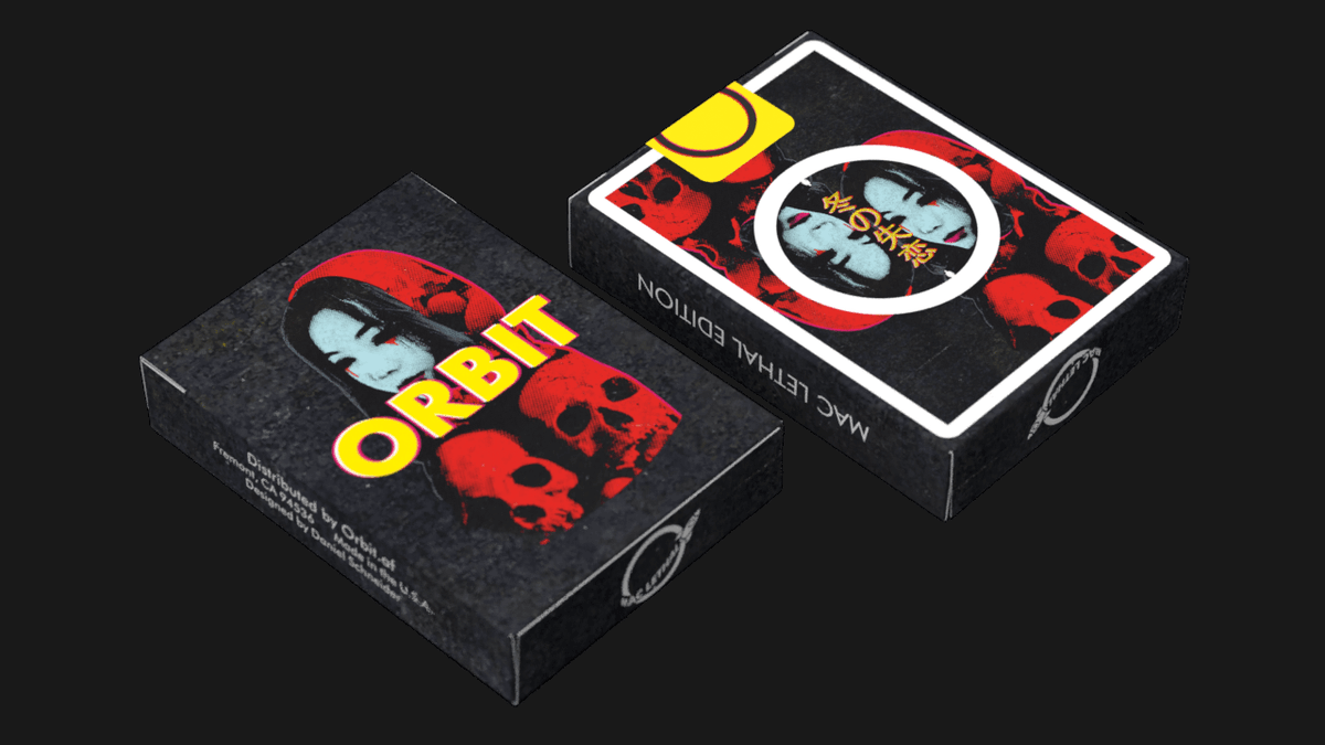 MAC LETHAL X ORBIT DECK Playing Cards by Orbit Brown