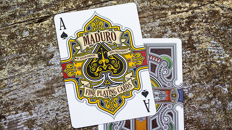 Maduro Silver Edition Playing Cards by Kings Wild Project