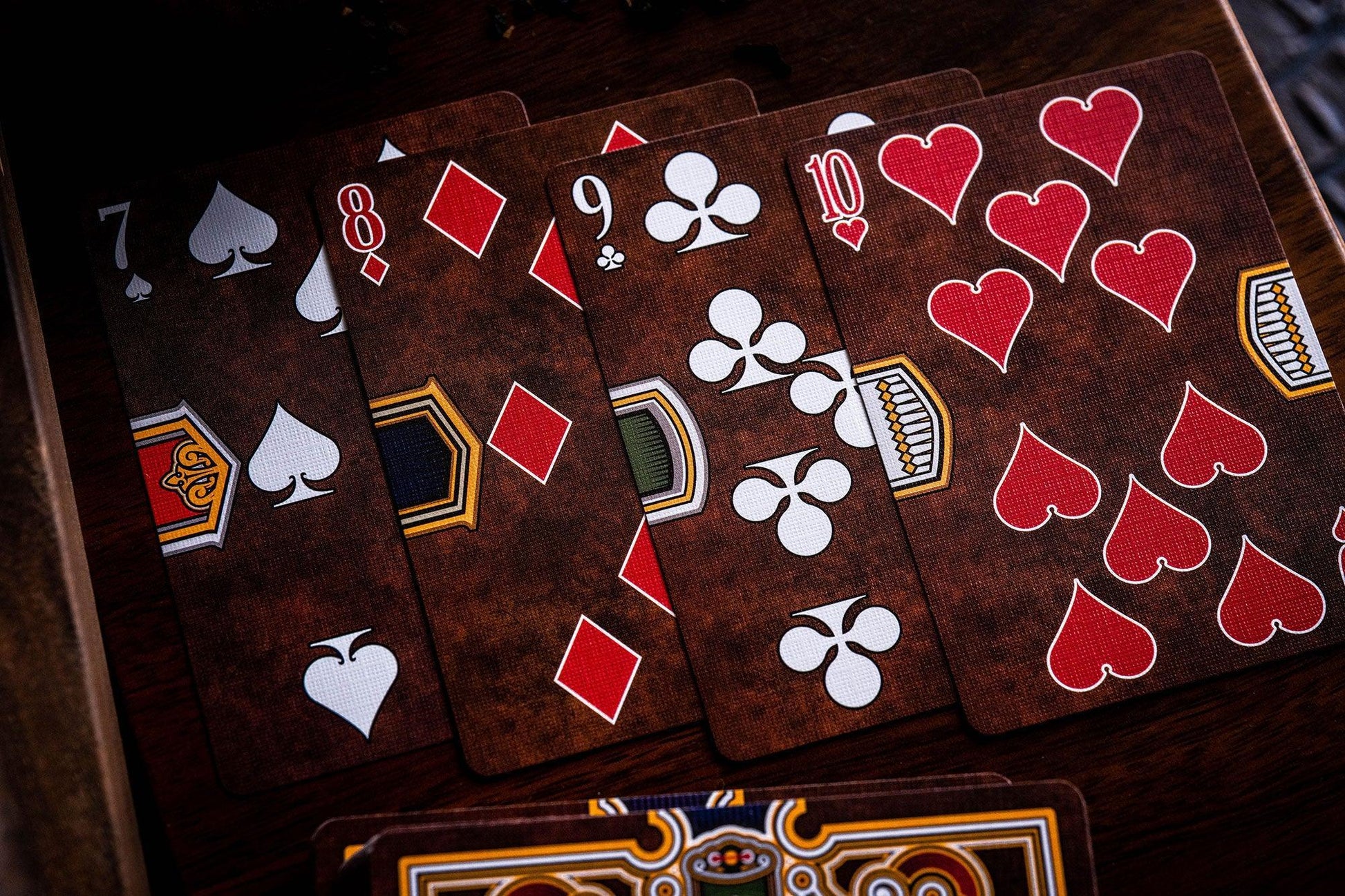 Gold Maduro Playing Cards - 2nd Edition Playing Cards by Kings Wild Project