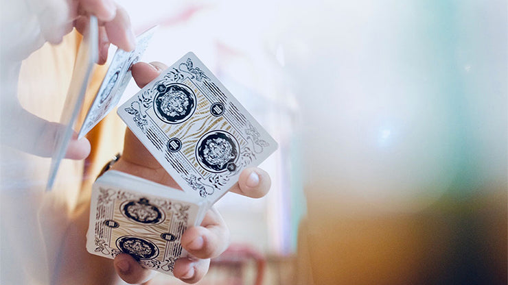 Mantecore Blanc Playing Cards by Cartamundi