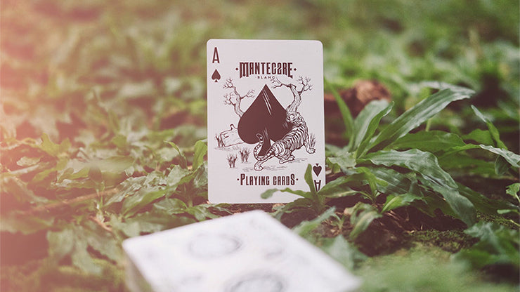 Mantecore Blanc Playing Cards by Cartamundi