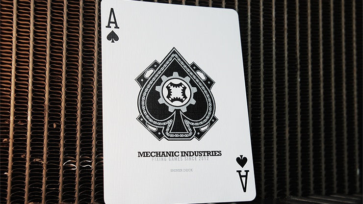 Mechanic Shiner Deck ( marked playing cards ) Playing Cards by RarePlayingCards.com