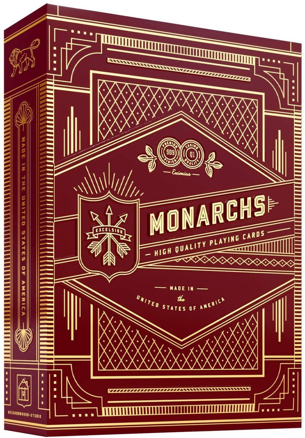 Red Monarchs Playing Cards by Theory11