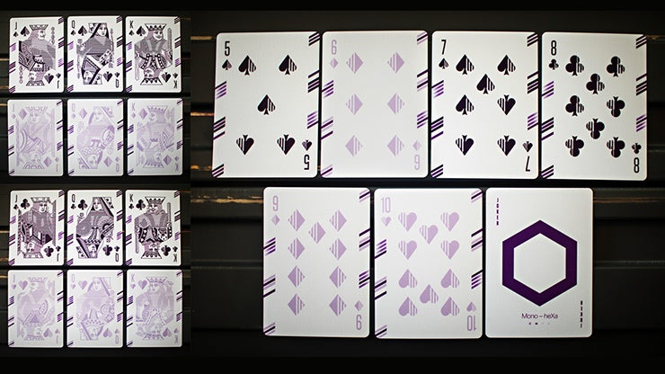 Mono-heXa Playing Cards Playing Cards by Luke Wadey