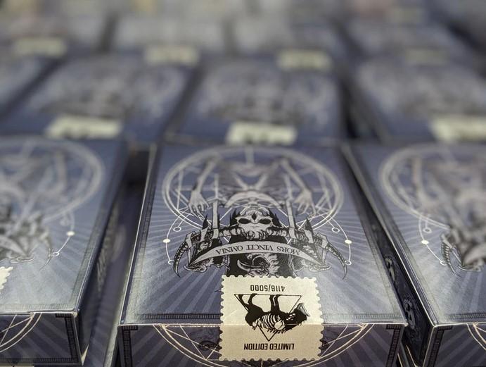 Mors Vincit Omnia Playing Cards* Playing Cards by RarePlayingCards.com