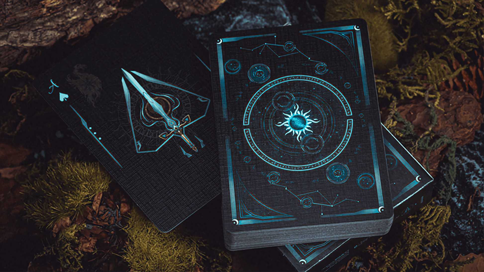 Mysterious Journey Playing Cards Playing Cards by Solokid Playing Cards