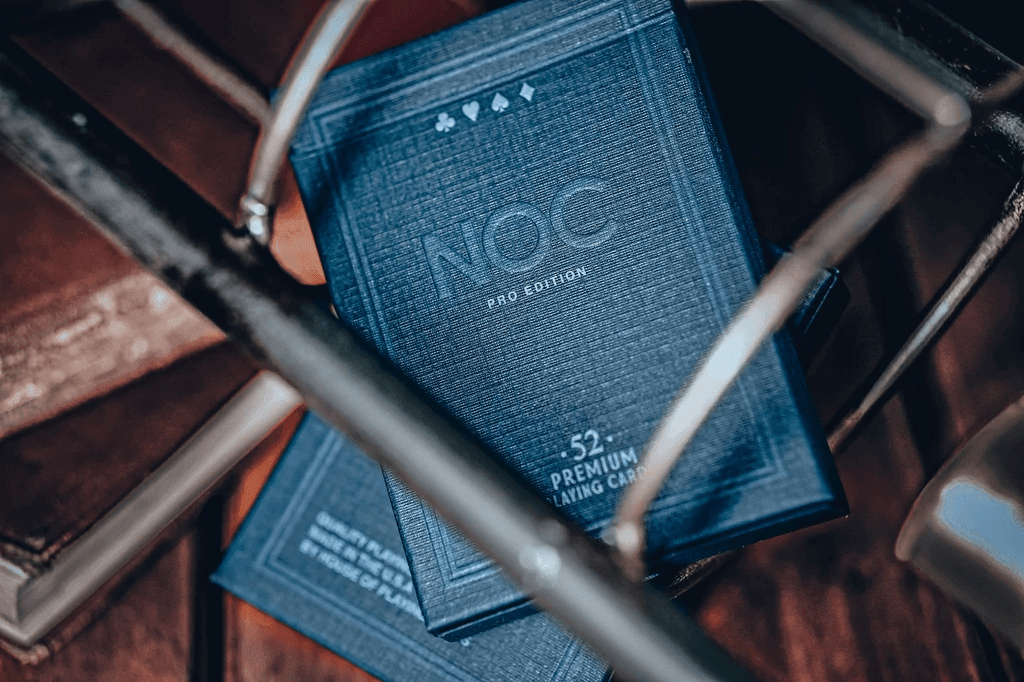 NOC Pro 2021- Navy Blue Playing Cards by HOPC