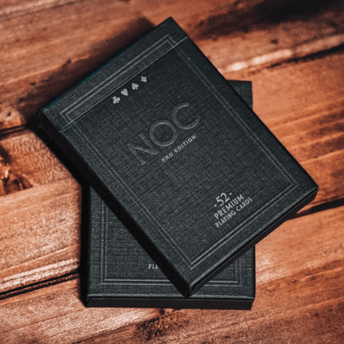NOC Pro 2021 - Jet Black Playing Cards by HOPC