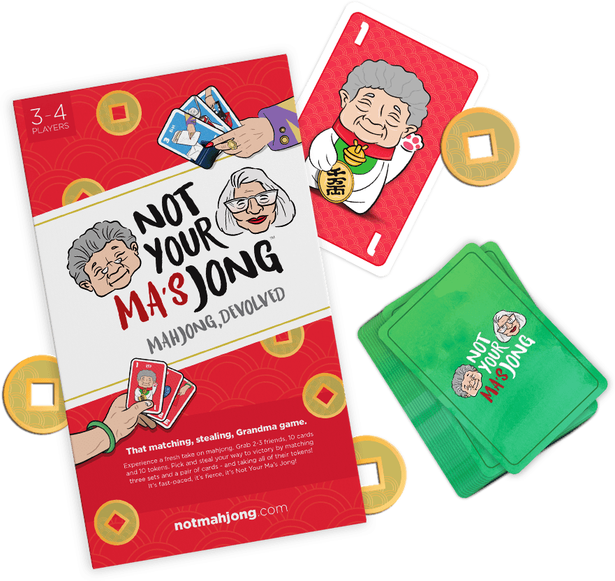 Not Your Ma’s Jong Playing Cards by RarePlayingCards.com