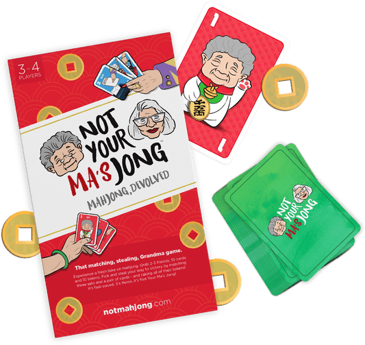 Not Your Ma’s Jong Playing Cards by RarePlayingCards.com