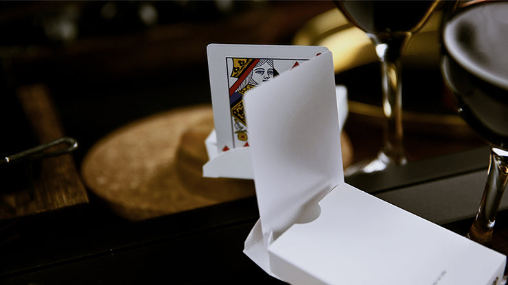 New T Gaff (White) Playing Cards by TCC Playing Card Co.