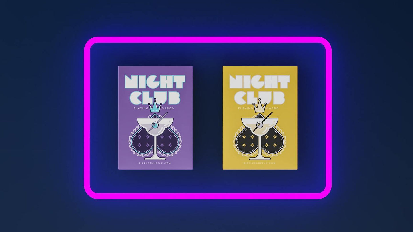 Nightclub Champagne Playing Cards by Riffle Shuffle Playing Card Company
