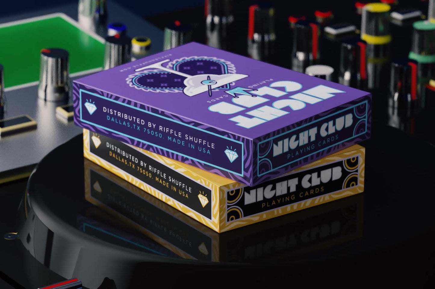 Nightclub Champagne Playing Cards by Riffle Shuffle Playing Card Company