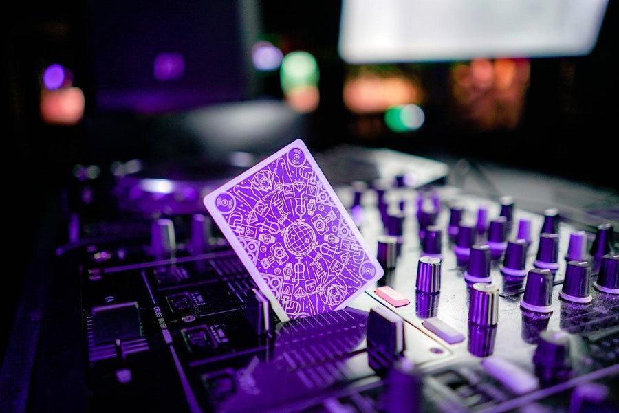 Nightclub UV Playing Cards by Riffle Shuffle Playing Card Company