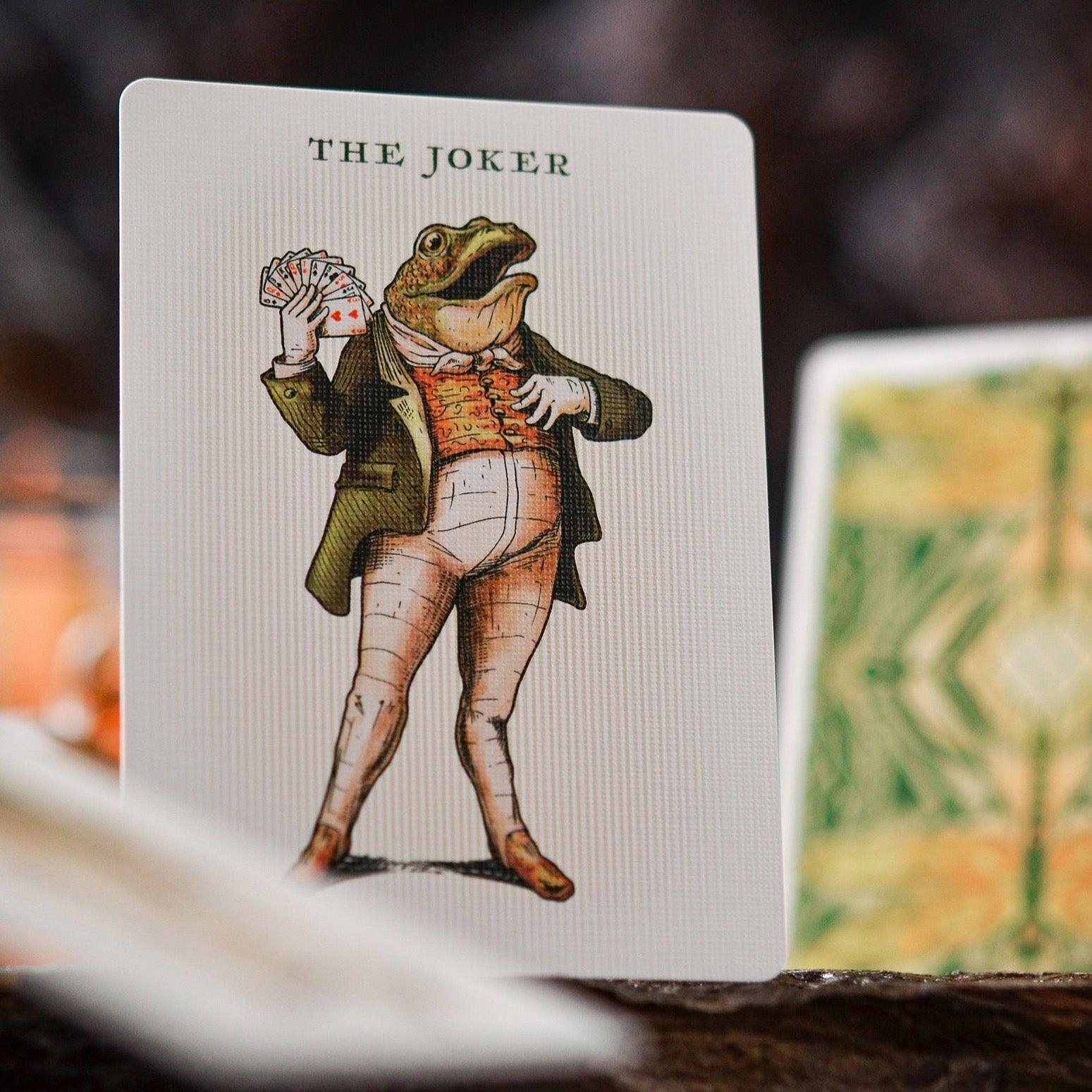 The Notorious Gambling Frog Playing Cards by Stockholm 17