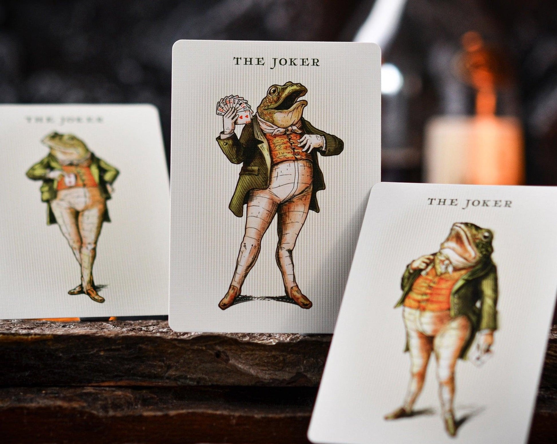The Notorious Gambling Frog Playing Cards by Stockholm 17