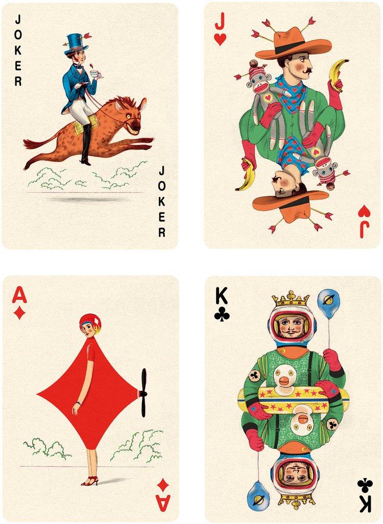 Odd Bods Playing Cards by Art of Play