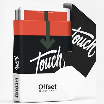 Offset Orange Playing Cards by Cardistry Touch Playing Cards by Cardistry Touch