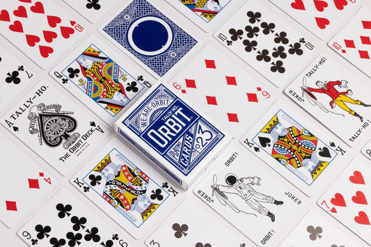 Tally Ho x Orbit Playing Cards - Blue Playing Cards by Orbit Brown