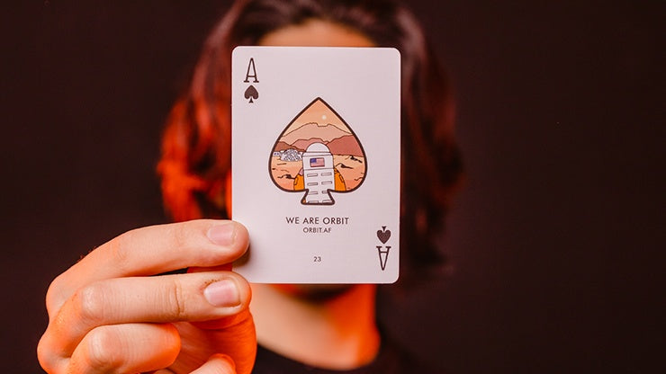 Orbit V8 Parallel Edition Playing Cards Playing Cards by Orbit Brown