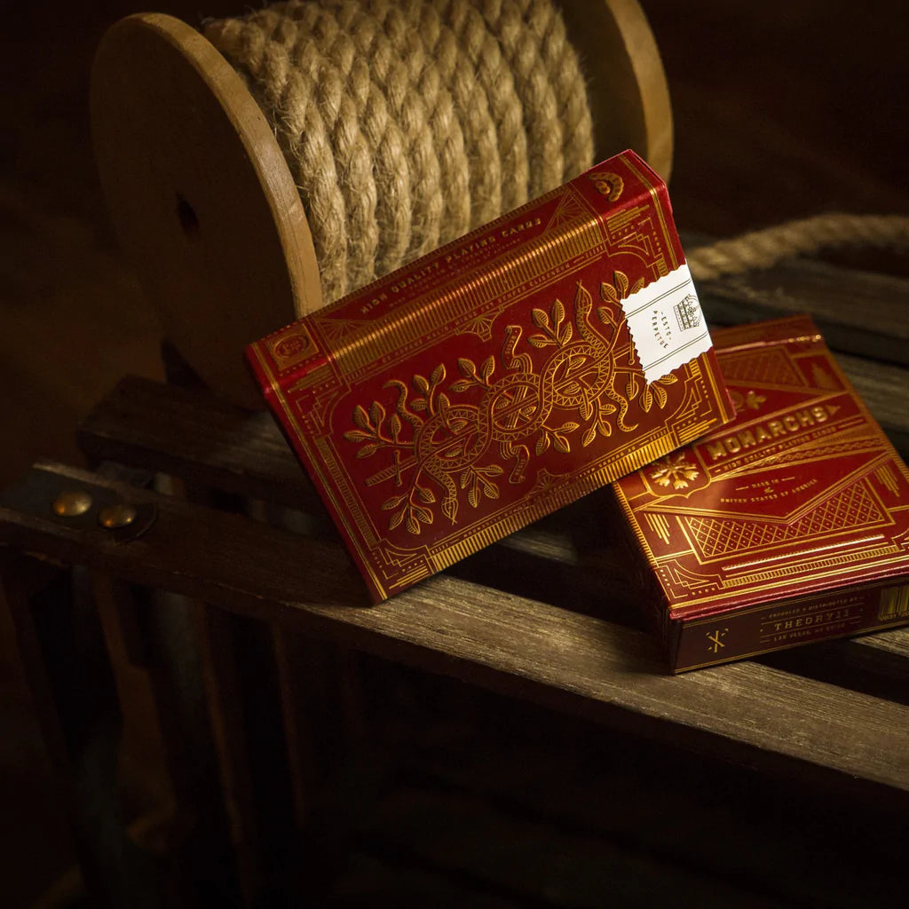 Red Monarchs Playing Cards by Theory11
