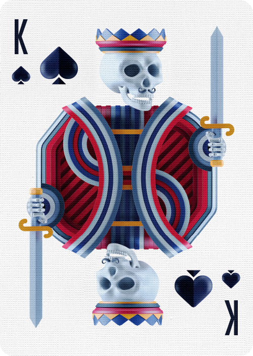 Play Dead Playing Cards by Riffle Shuffle Playing Card Company