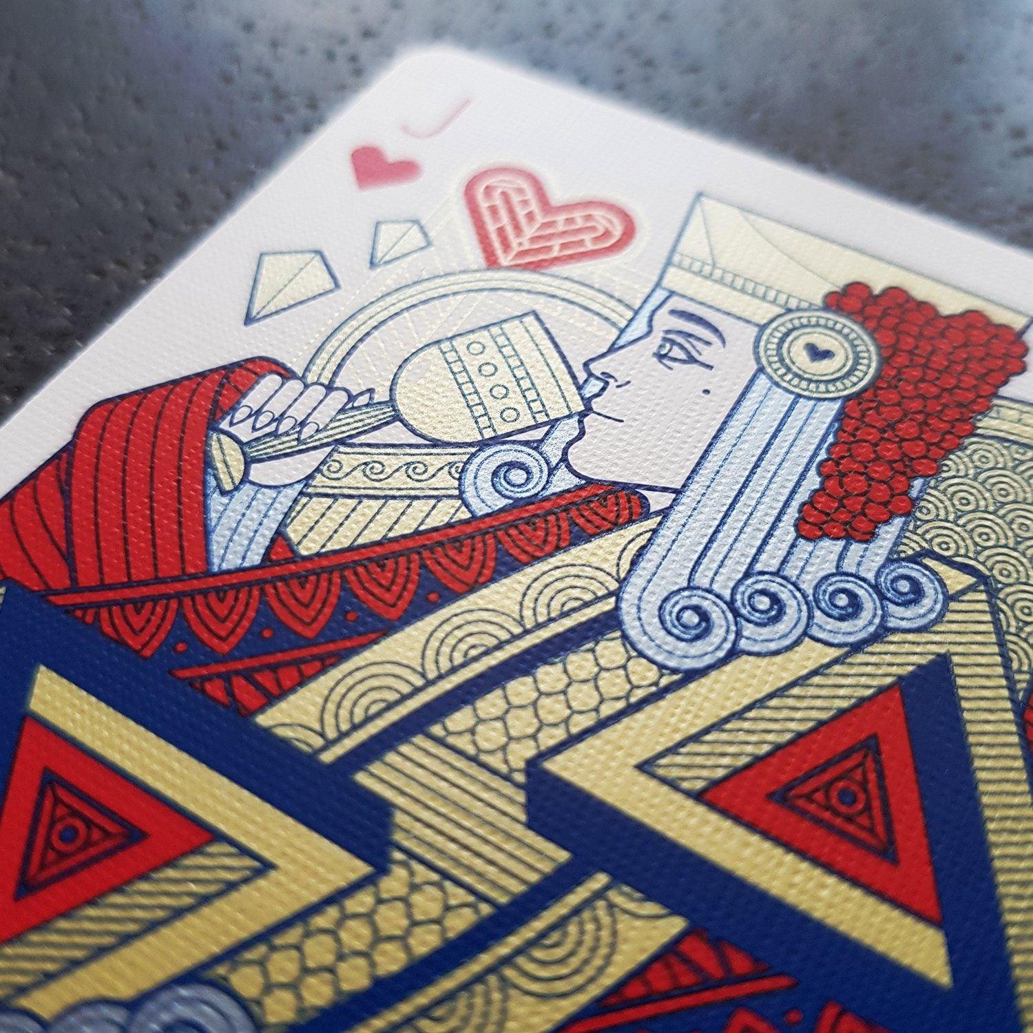 Pantheon Azure Playing Cards Playing Cards by Thirdway Industries