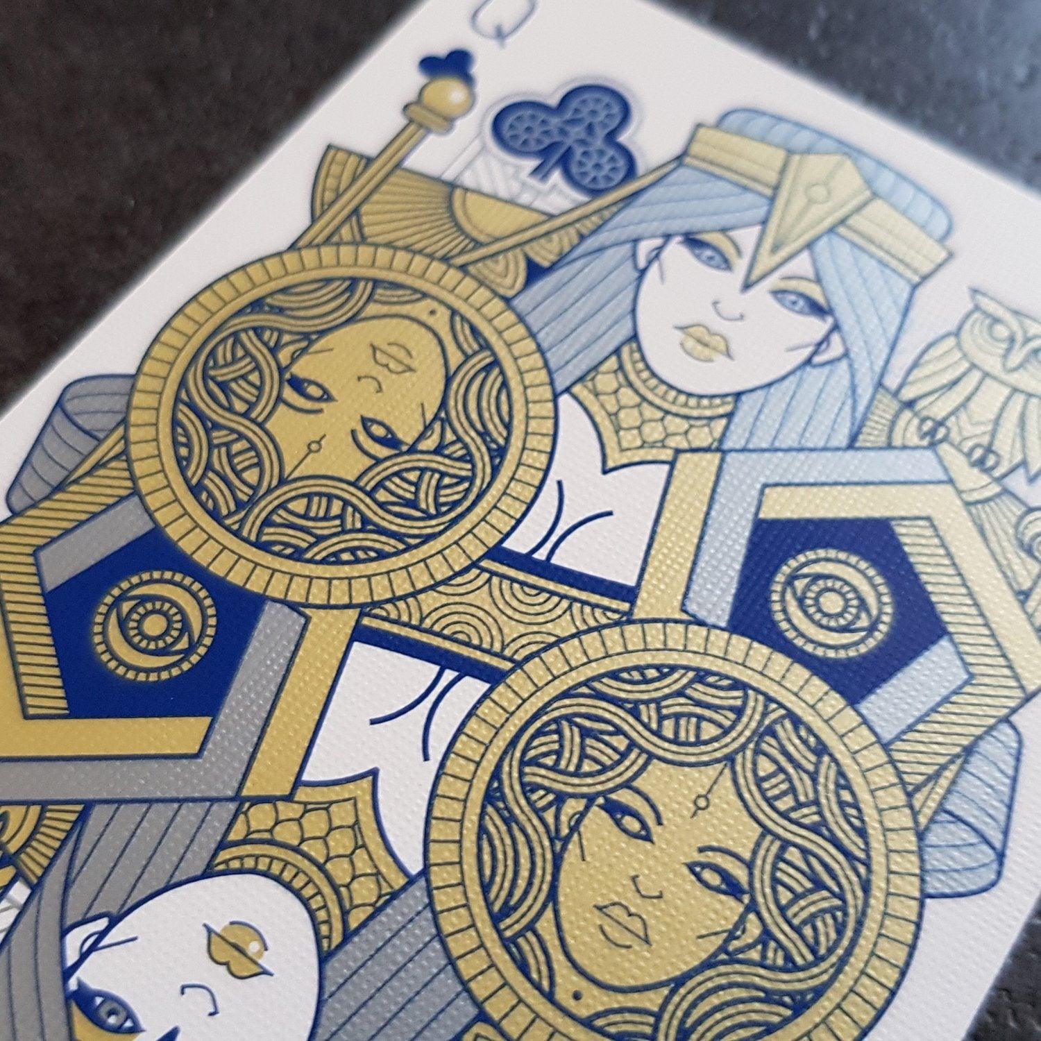 Pantheon Azure Playing Cards Playing Cards by Thirdway Industries