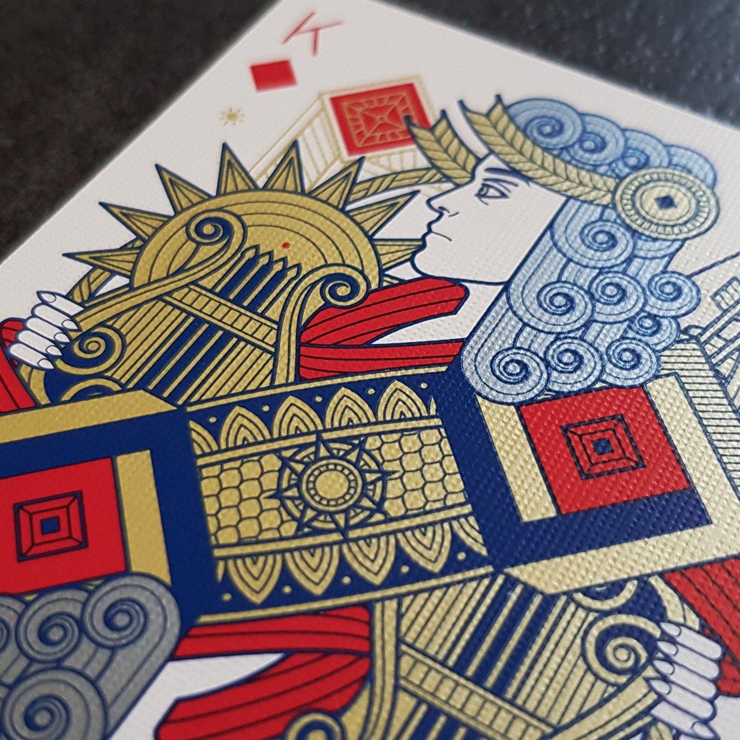 Pantheon Azure Playing Cards Playing Cards by Thirdway Industries