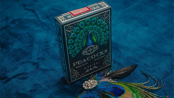 Peacocks Playing Cards Playing Cards by RarePlayingCards.com