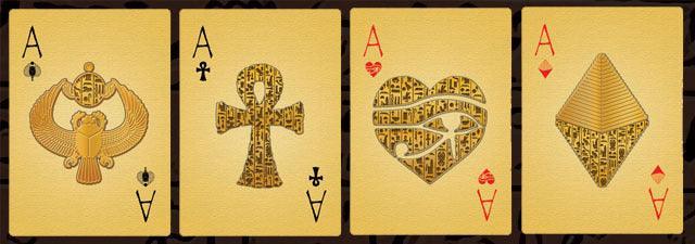 Pharaoh Playing Cards - Limited Foil Edition Playing Cards by Collectable Playing Cards