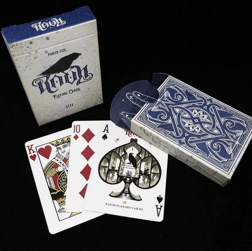 RAVN IIII Playing Cards - Blue by Stockholm17 Playing Cards by Stockholm 17