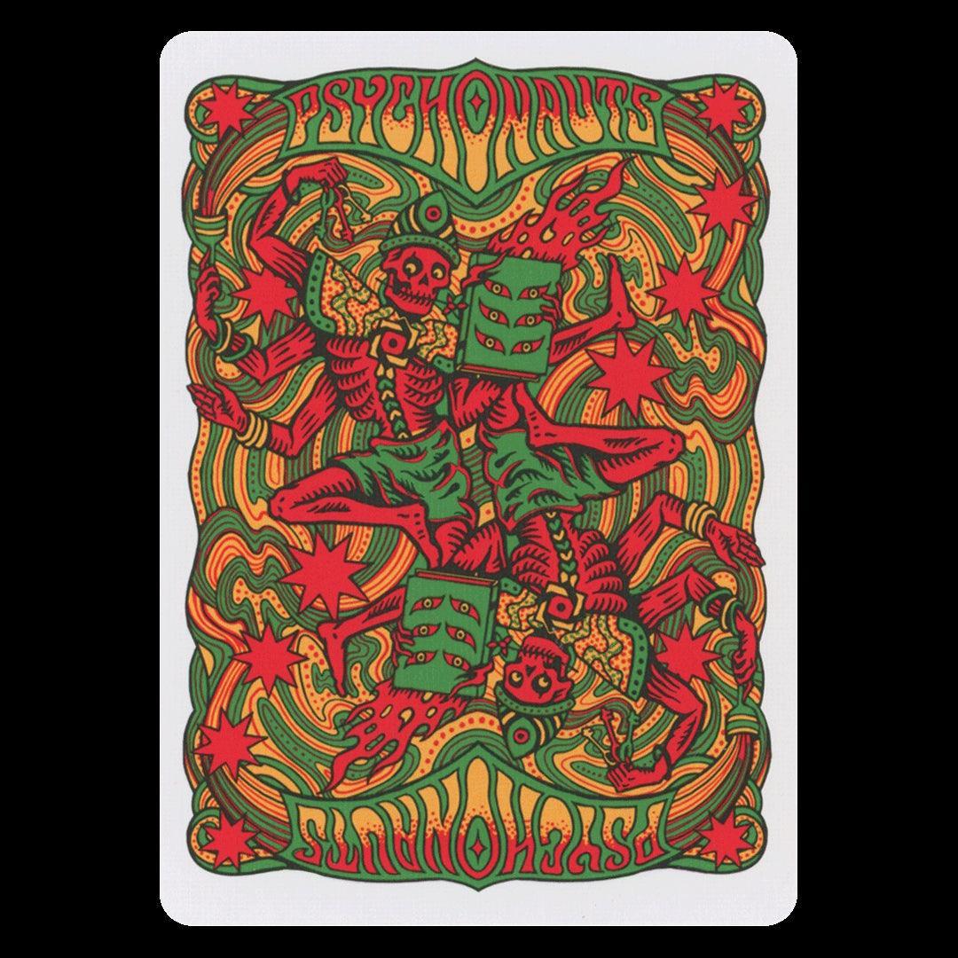 Psychonauts Playing Cards - Red Playing Cards by Art of Play