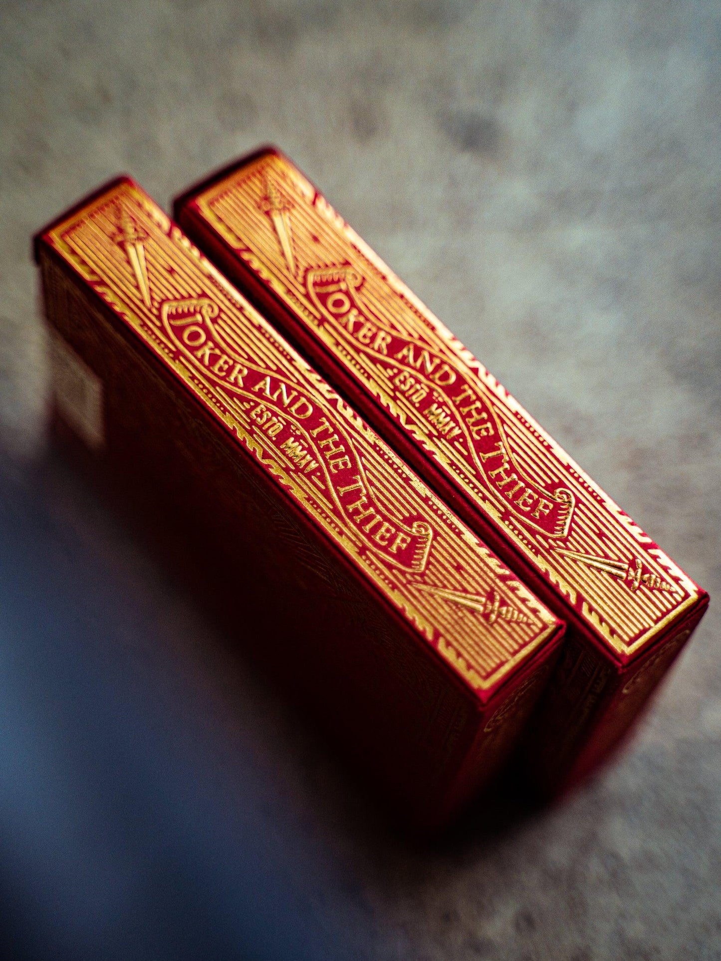 Joker and the Thief - Blood Red Edition Playing Cards by Joker and the Thief
