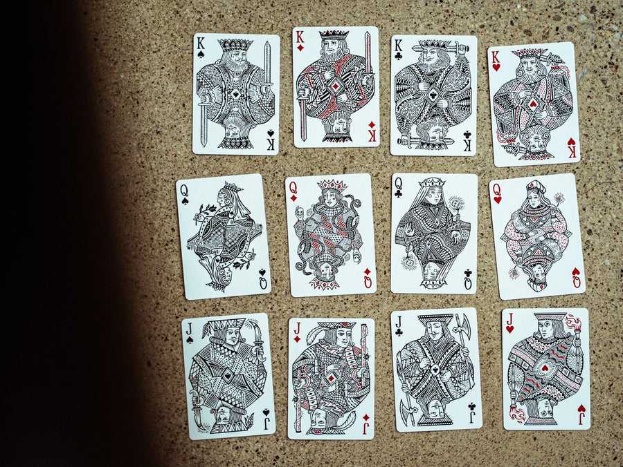 Joker and the Thief - Blood Red Edition Playing Cards by Joker and the Thief