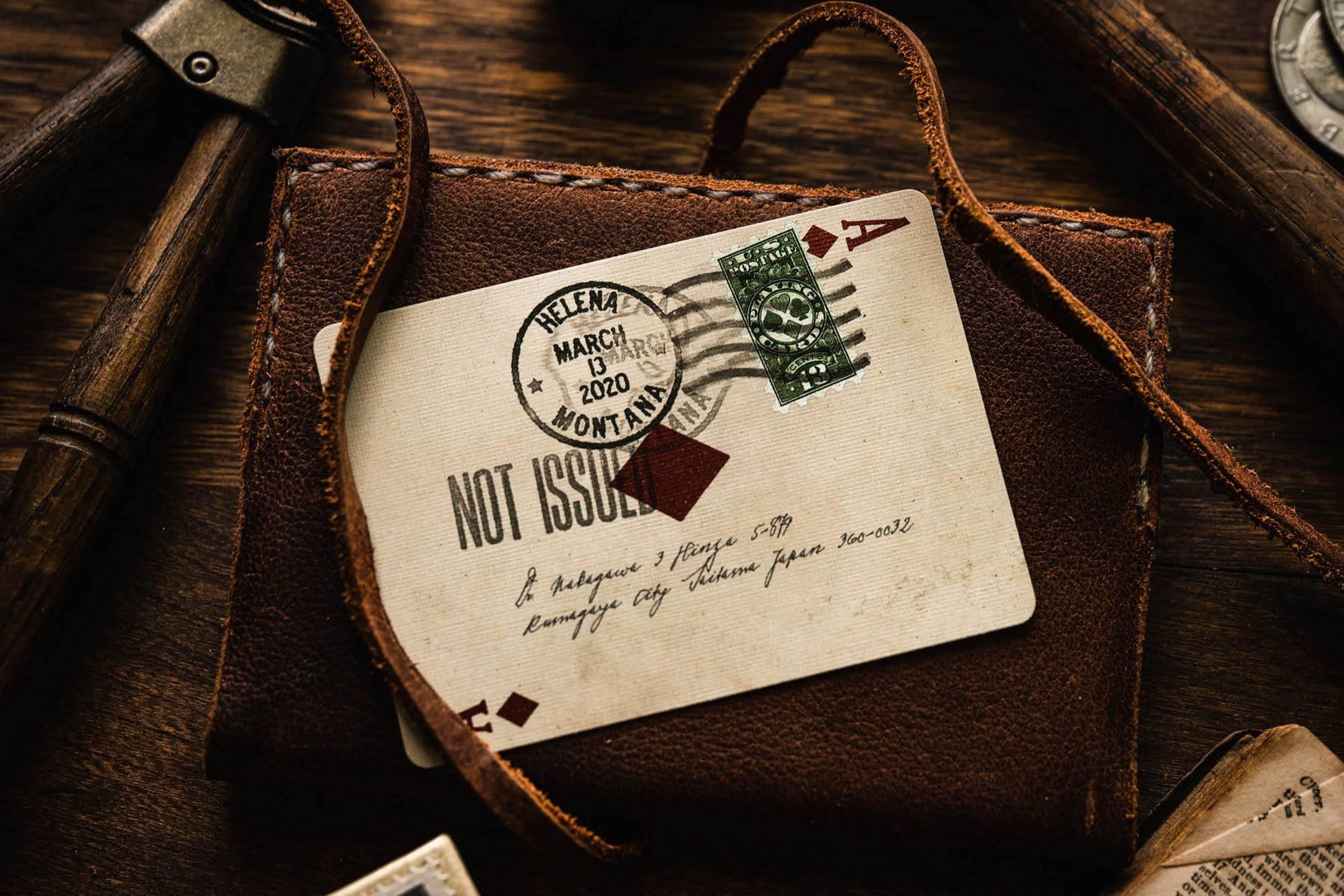 Kings Wild - Postage Paid Playing Cards Playing Cards by Kings Wild Project