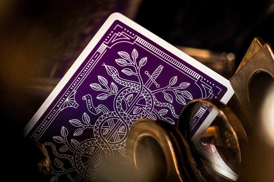 Purple Monarch Playing Cards by Theory11
