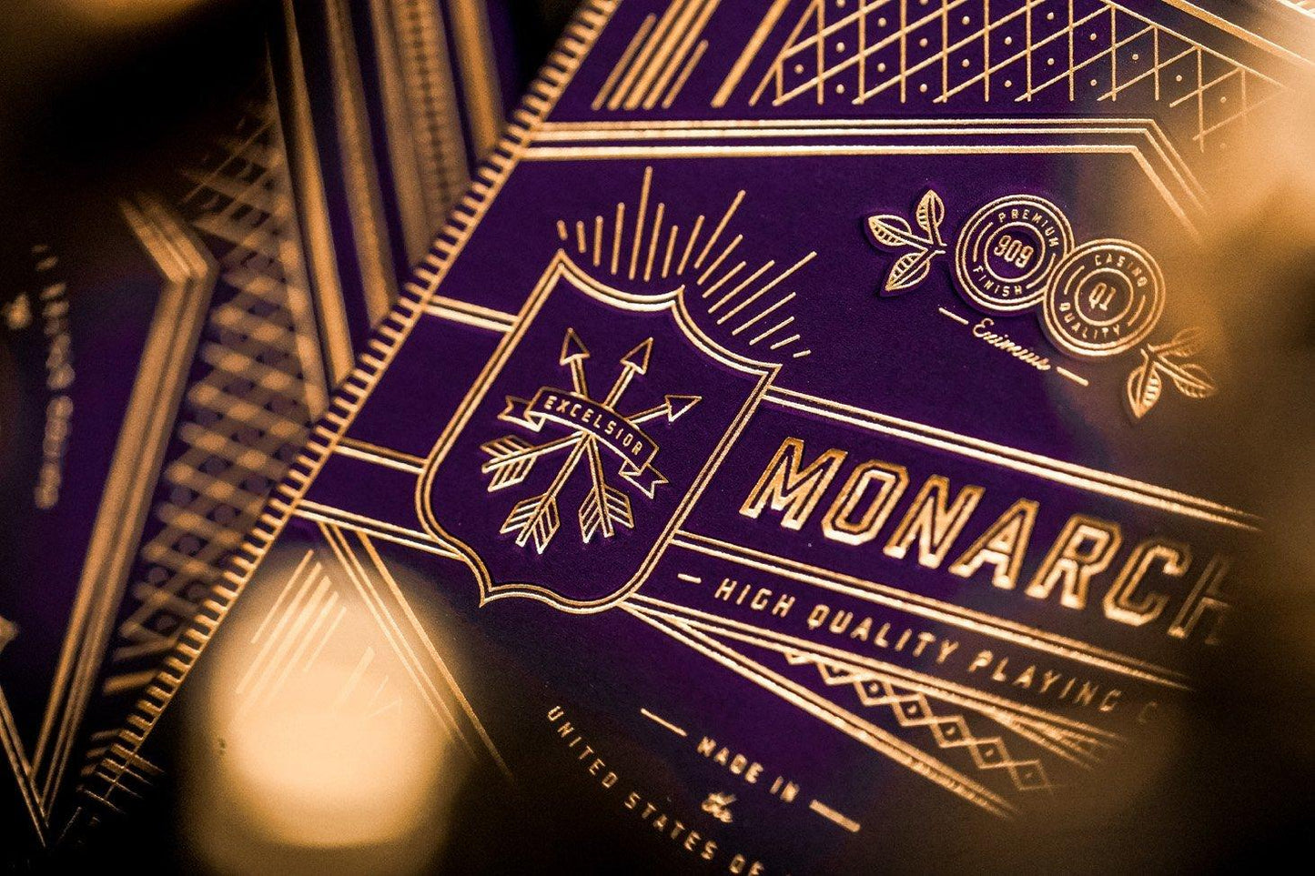 Purple Monarch Playing Cards by Theory11