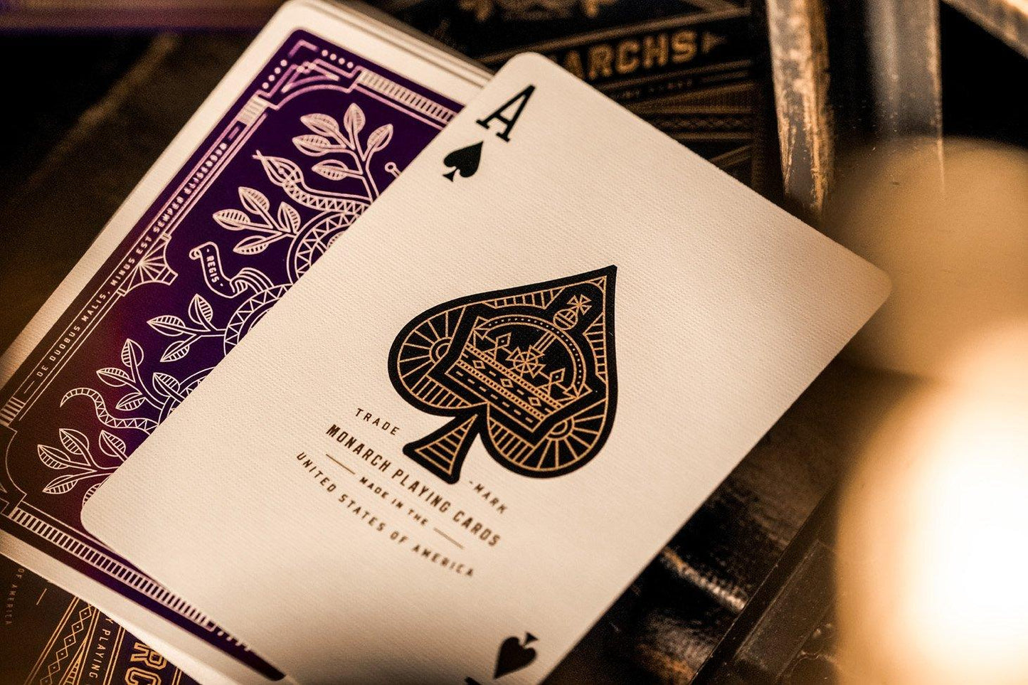 Purple Monarch Playing Cards by Theory11