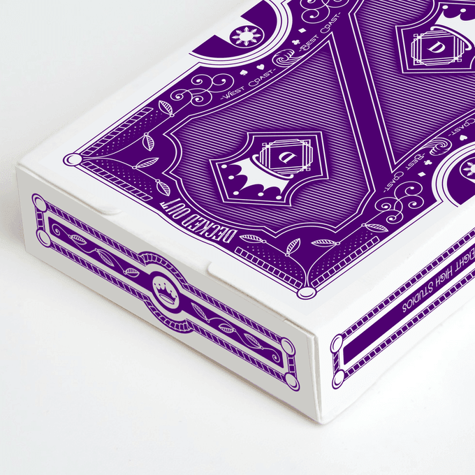 Benchmark Playing Cards - Purple Playing Cards by US Playing Card Co.