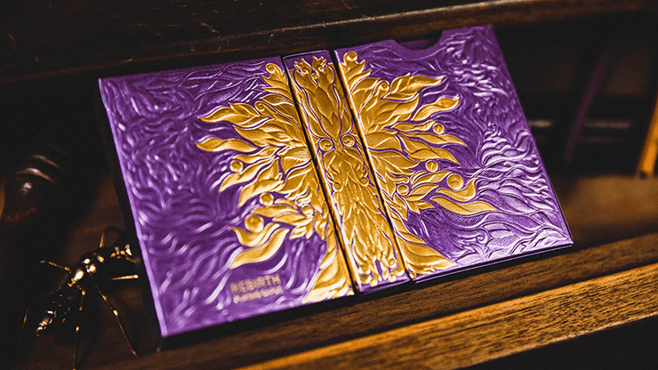 Rebirth Playing Cards - Purple Playing Cards by Ark Playing Cards