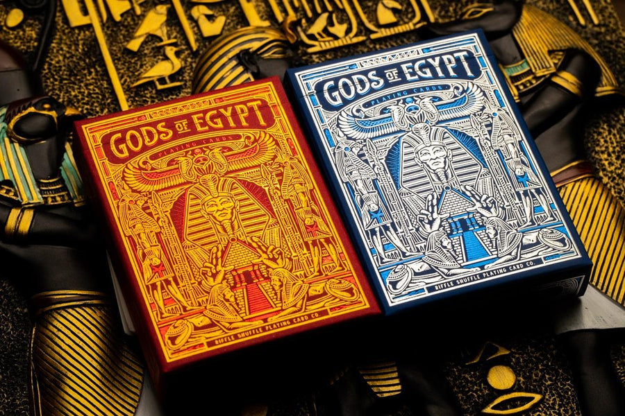 Gods of Egypt Playing Cards - Red Ochre Edition Playing Cards by Divine Playing Cards