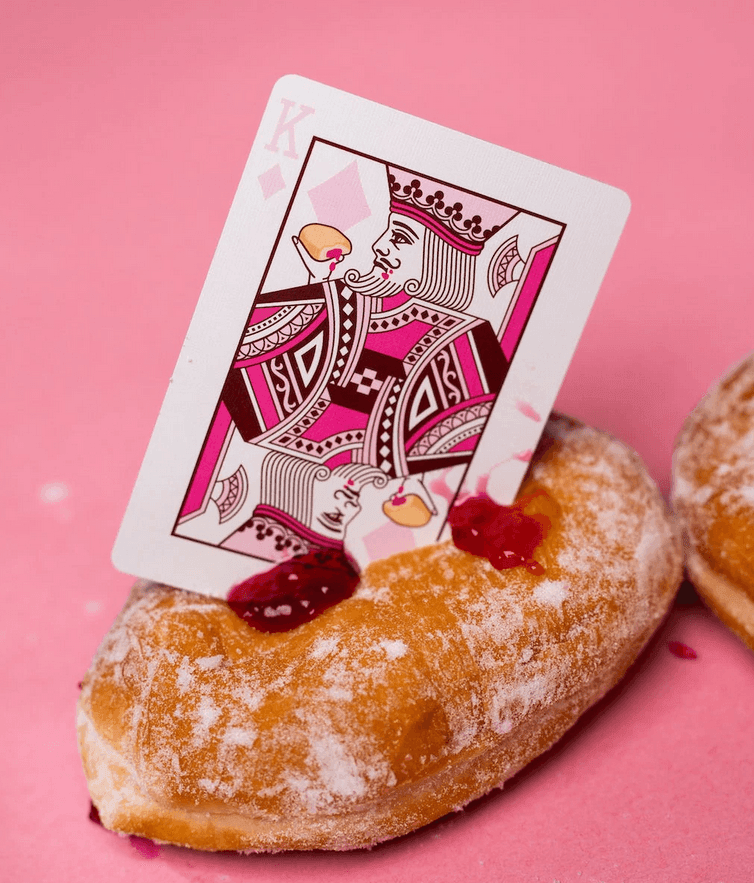 Raspberry Snackers v4 Playing Cards Playing Cards by Organic Playing Cards