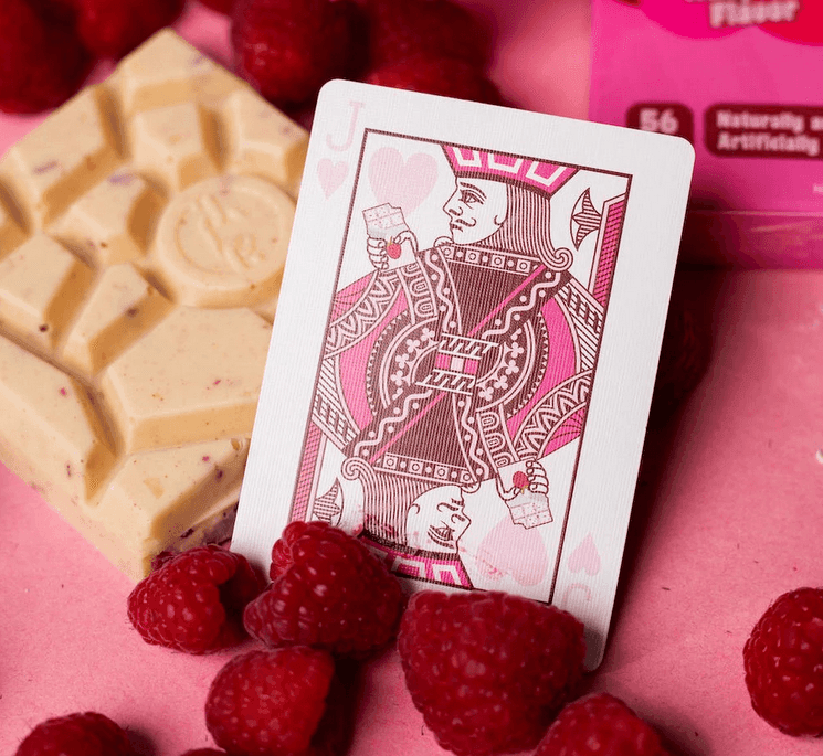Raspberry Snackers v4 Playing Cards Playing Cards by Organic Playing Cards